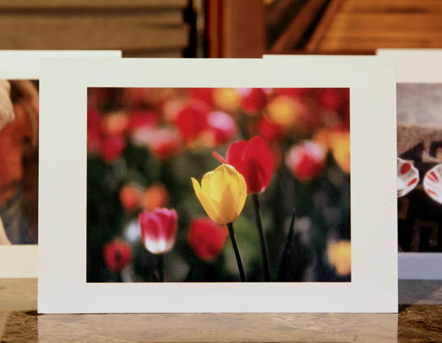 Cherub card box — card interior