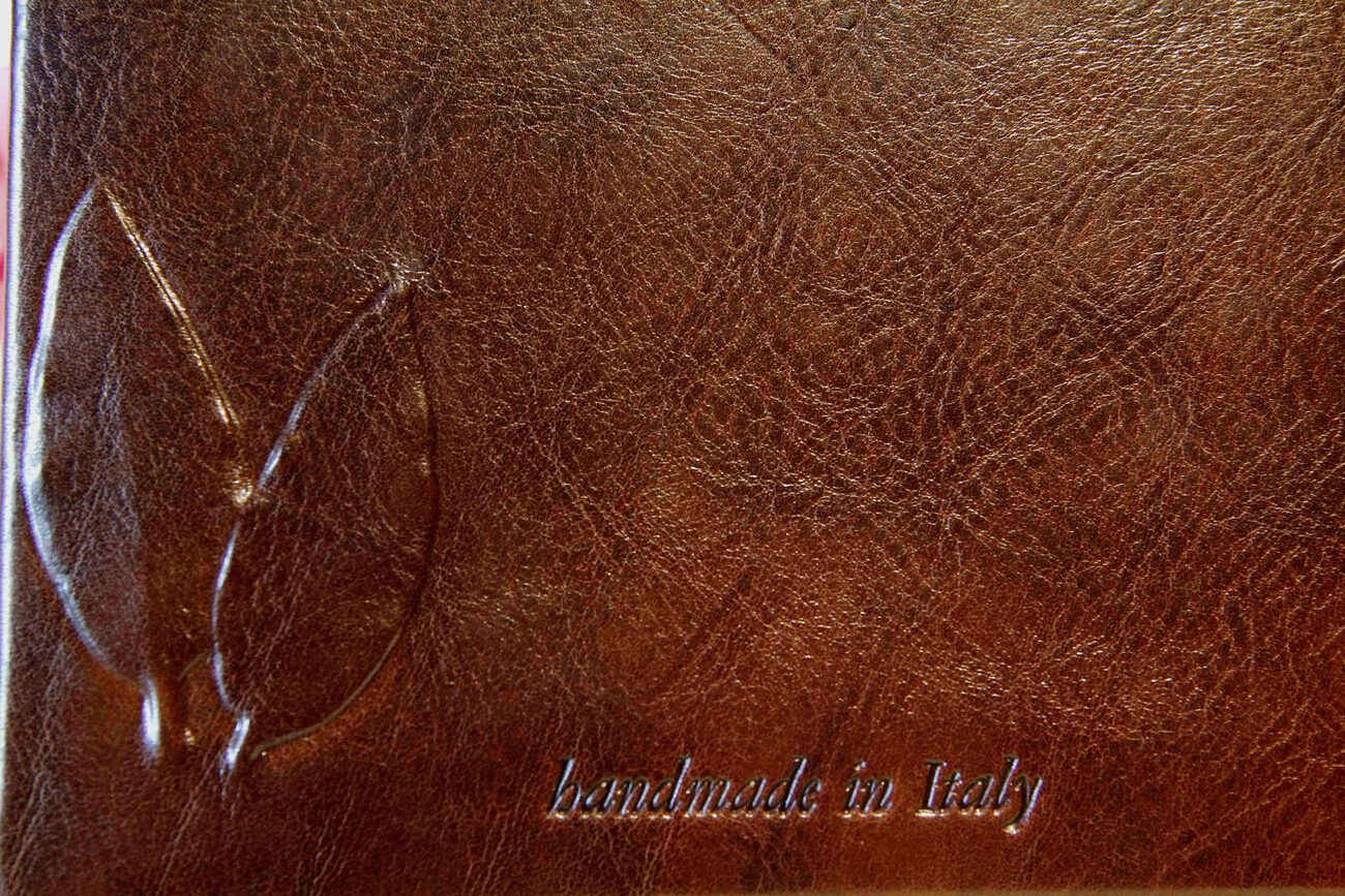A Journal for Life — &lsquo;handmade in Italy&rsquo; debossed into the leather