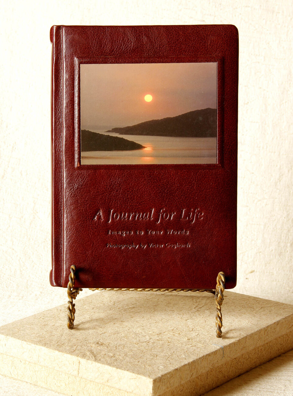 A Journal for Life, sunset cover, leather edition